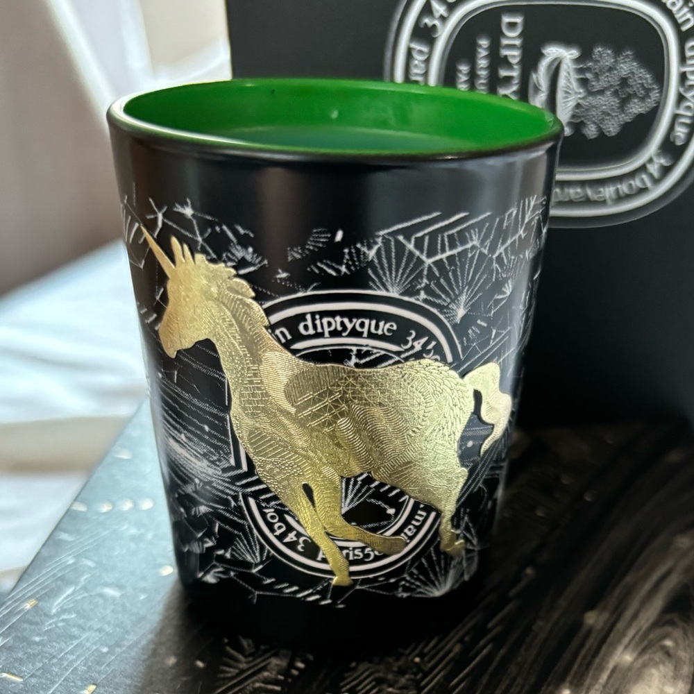 DIPTYQUE 2.4 oz FORET GIVRE ( frosted forest) Philip Baudelocque candle